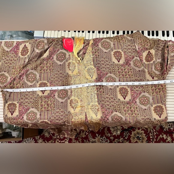 Vintage beautiful repeating geometric pattern abaya.Size xxxl,fits XL perfectly - Picture 11 of 14